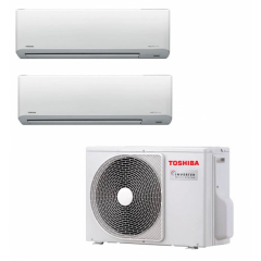 Toshiba 東芝 1匹/ 1匹分體式冷氣機 - 多聯式變頻淨冷系列 (室外機 RAS-2M18J2ACV-HK)