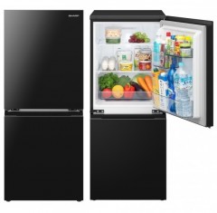 SHARP 聲寶 152公升 下置式冷凍室變頻雙門雪櫃 SJ-BR15K-G (午夜黑)