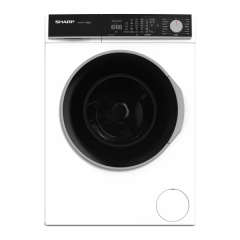 SHARP 聲寶 ES-FS8ZH-W 8公斤 1200轉 纖薄蒸氣抗菌變頻前置式洗衣機-白色