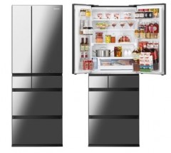 Panasonic 樂聲 NR-F607HX-XA 588公升 ECONAVI 智慧節能六門雪櫃 (黑鋼鏡)-1 級能源標籤