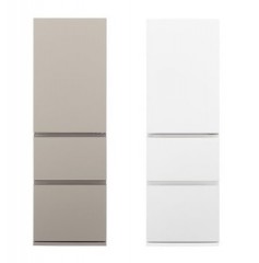 Panasonic 樂聲 NR-C371HL-C3/W3 365公升 ECONAVI智慧節能三門雪櫃-左門鉸 (大象灰/無印白)