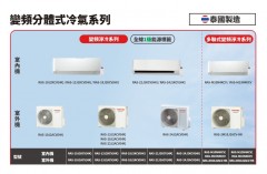 Toshiba 東芝分體式冷氣機-多聯式變頻淨冷系列 (RAS-2M18J2ACV-HK+RAS-M10N4KCV x 2)