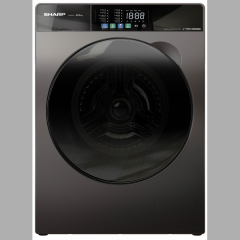 SHARP 聲寶 ES-FW85AJ-B 8.5公斤 1200轉 Pro Flex 蒸氣抗菌變頻前置式洗衣機-黑色